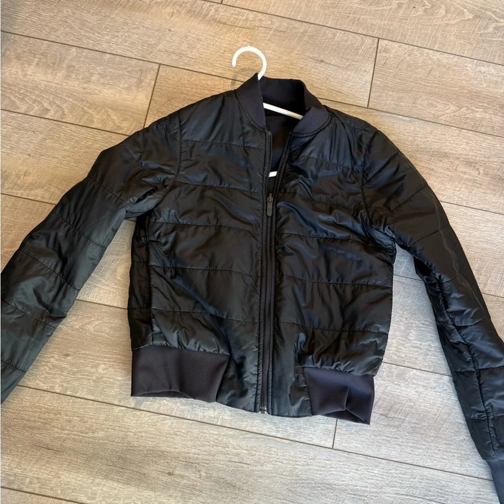 lululemon athletica Black Bomber Jacket - Picture 1 of 5